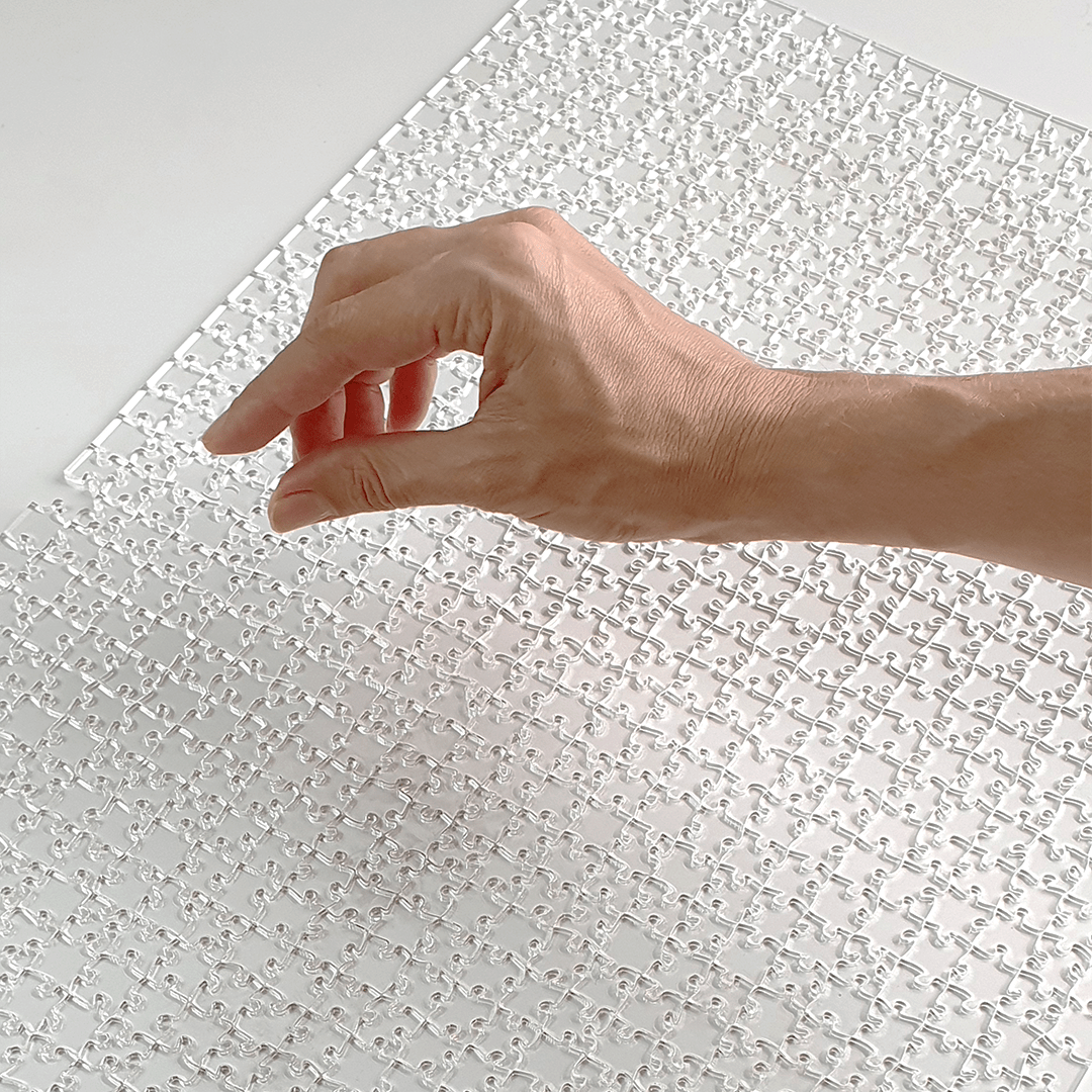 Quebra-cabeça transparente Retângulo 2000 peças